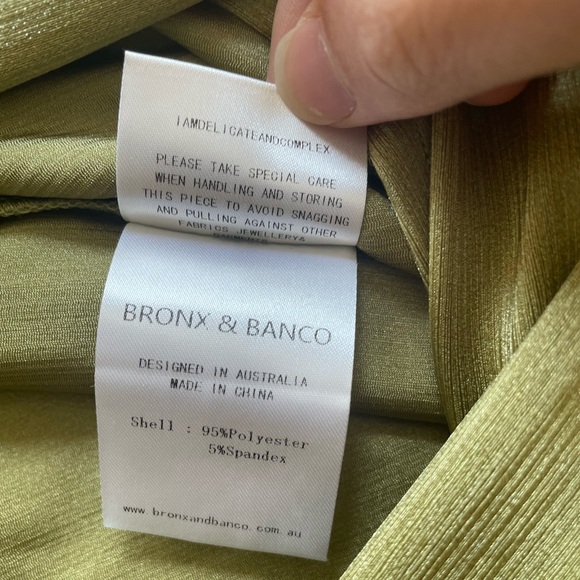 Bronx & Banco x Revolve Bodysuit in Olive - Picture 10 of 12